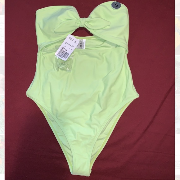 Forever 21 Other - Swimwear onepie lime color